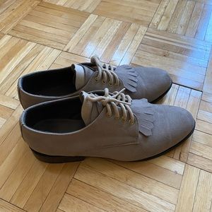 Nicora vegan suide Oxford shoes. Size 8 women.